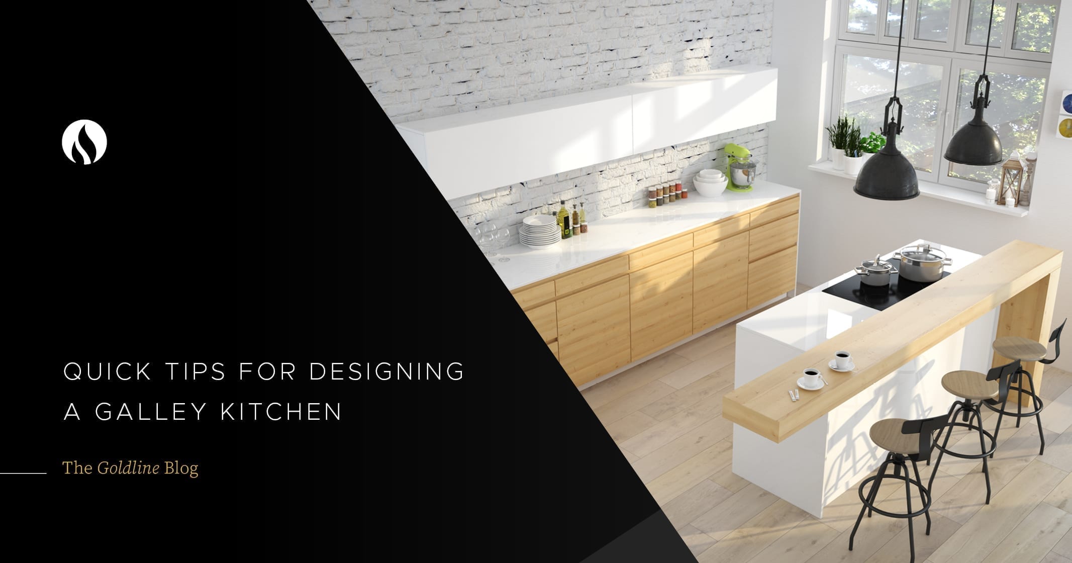 Quick Tips for Designing a Galley Kitchen Goldline Gas Cooktops