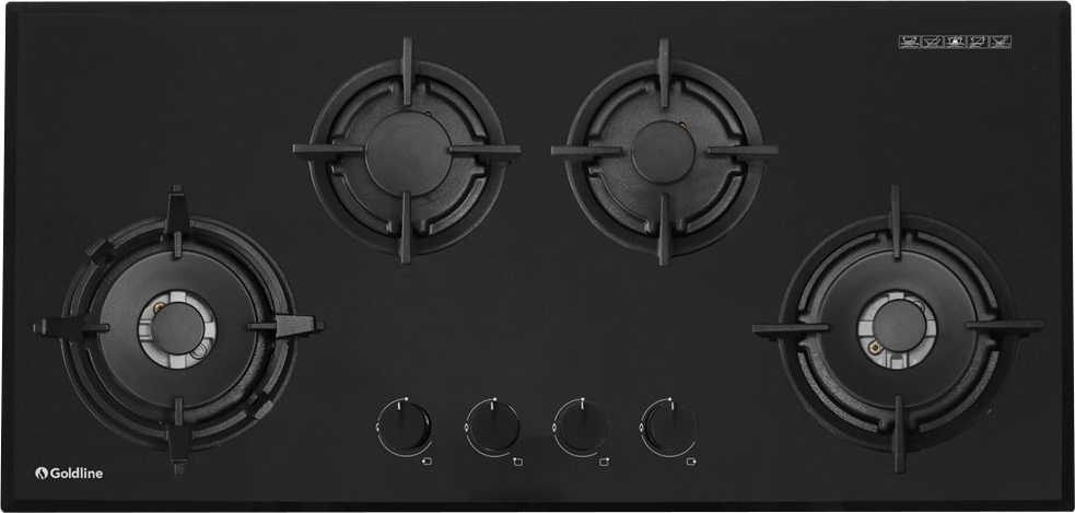 goldline-90cm-black-narrow-gas-cooktop-SAB4-series-with-4-burners-png