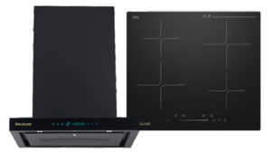 Goldline Induction 60cm + 60cm Black Canopy