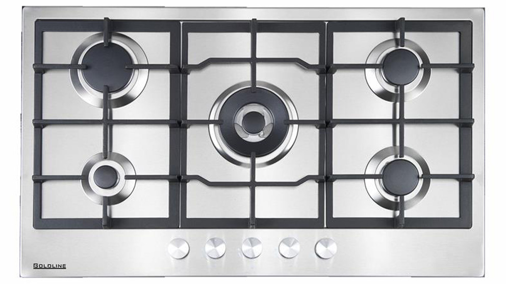 Goldline 5 Burner SS + 90cm Canopy SS - Image 3