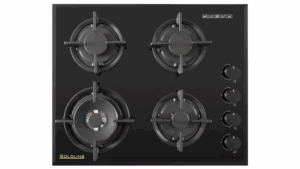 Goldline 70cm Black Gas Cooktop SAB Series With 4 Burners<br><span>SAB704S</span>