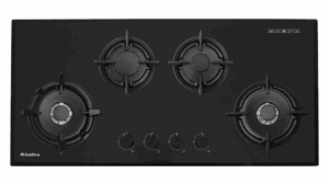 Goldline 90cm Black Narrow Gas Cooktop SAB4 Series With 4 Burners<br><span>SAB4GLB</span>