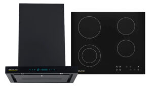 Goldline Electric 60cm + 60cm Canopy Black