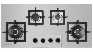 Goldline 90cm Stainless Steel Narrow Gas Cooktop SAB4 Series With 4 Burners<br><span>SAB4GLSS</span>