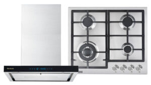 Goldline 4 Burner 60cm + 60cm Rangehood SS